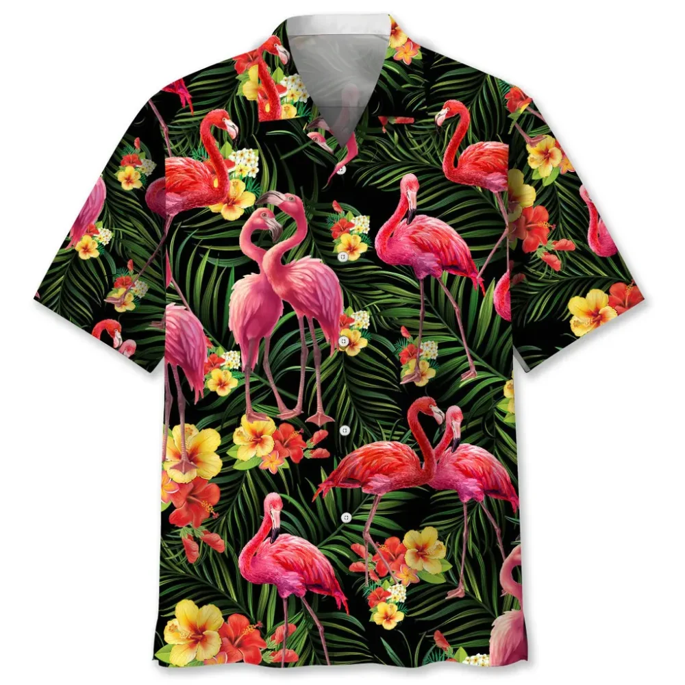 Flamingo Nature Tropical Hawaiian Shirt HWBN2762708 - Beltina