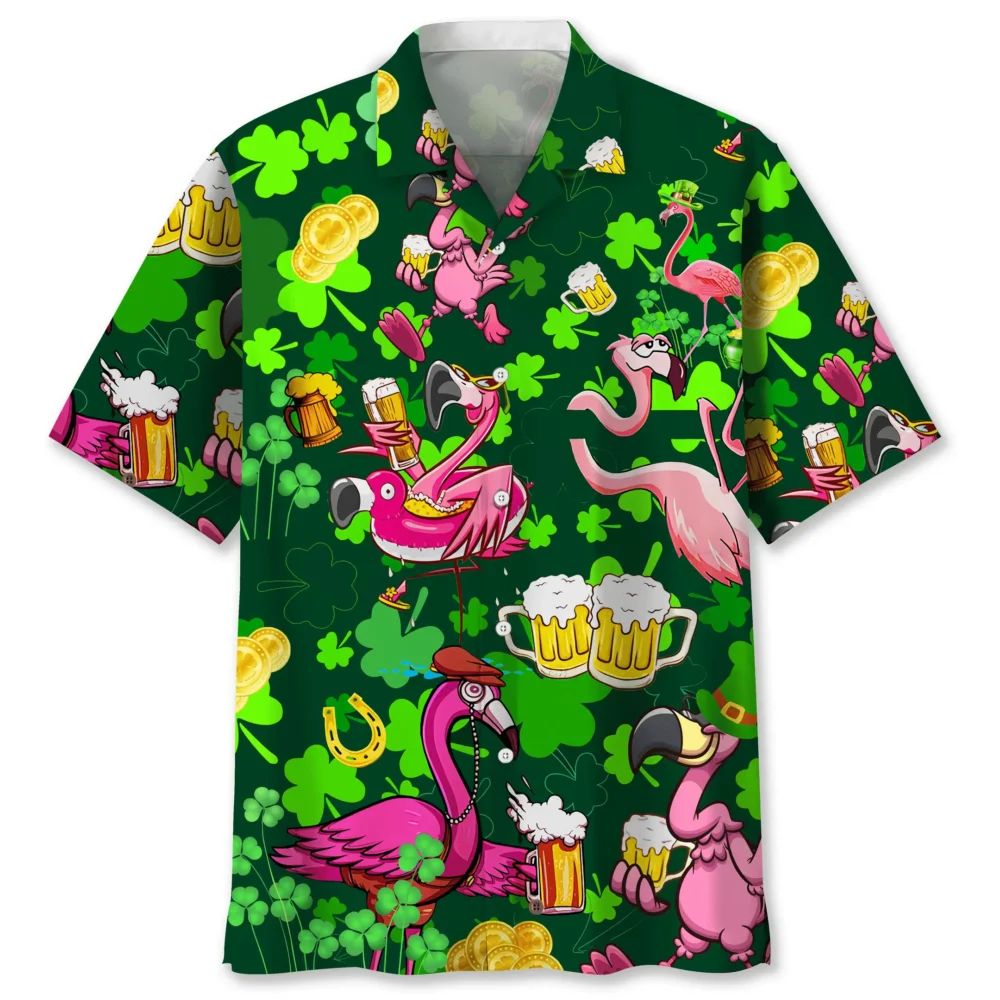 Flamingo Patrick Hawaiian Shirt HWBN2762709 - Beltina