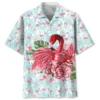 Flamingo Pink Hawaiian Shirt HWBN2762712 - Beltina