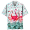 Flamingo Pink Hawaiian Shirt HWBN2762711 - Beltina