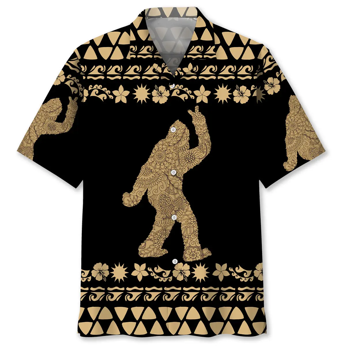 floral-bigfoot-hawaiian-shirt