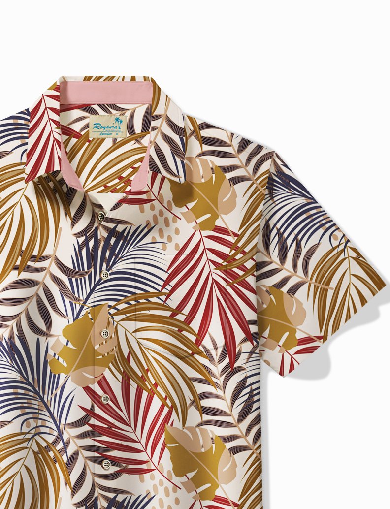 floral-palm-leaf-casual-loose-mens-hawaiian-shirt-2