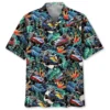 Floral Quarter Midget Car Racing Hawaiian Shirt HWBN2763210 - Beltina