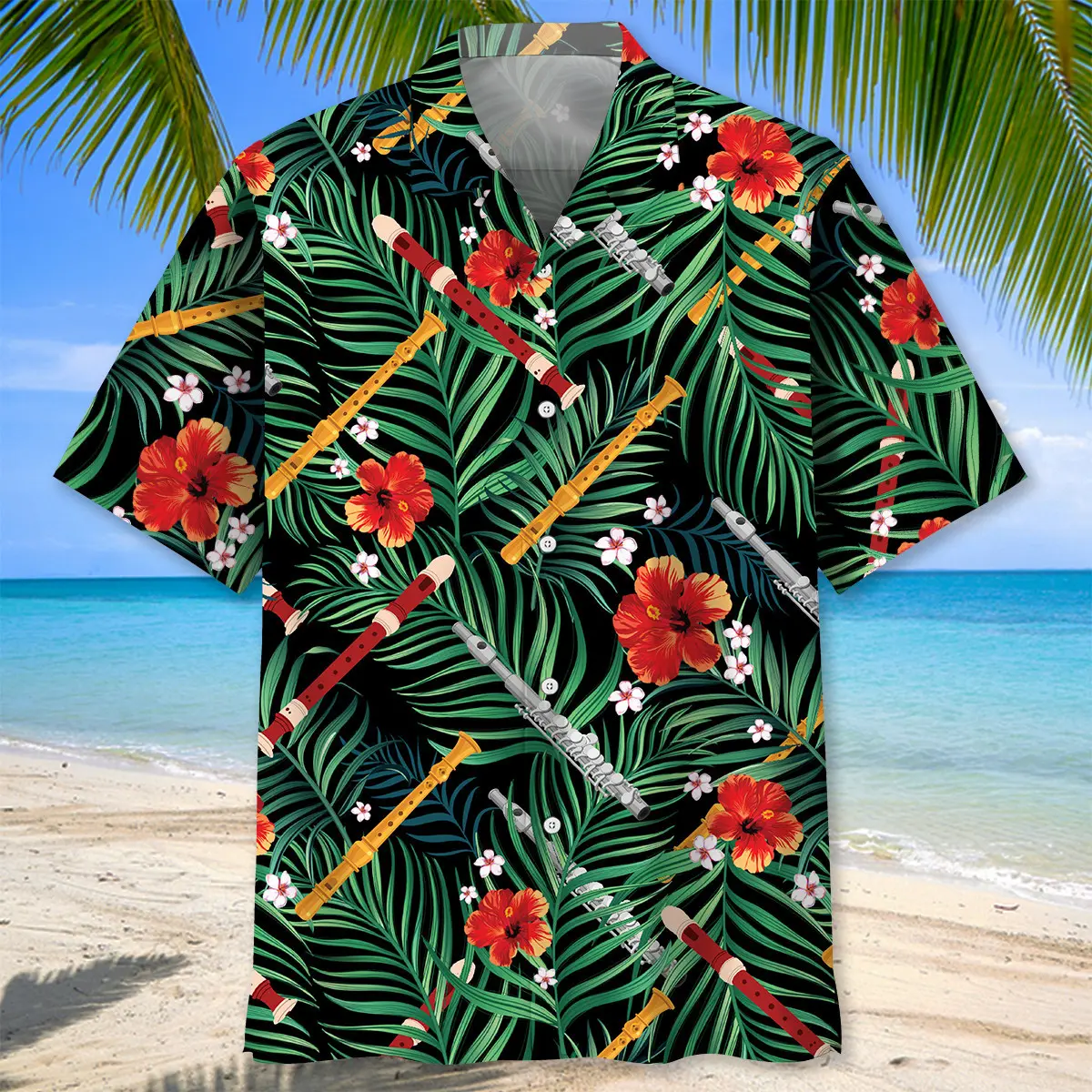 flute-tropical-hawaiian-shirt-1