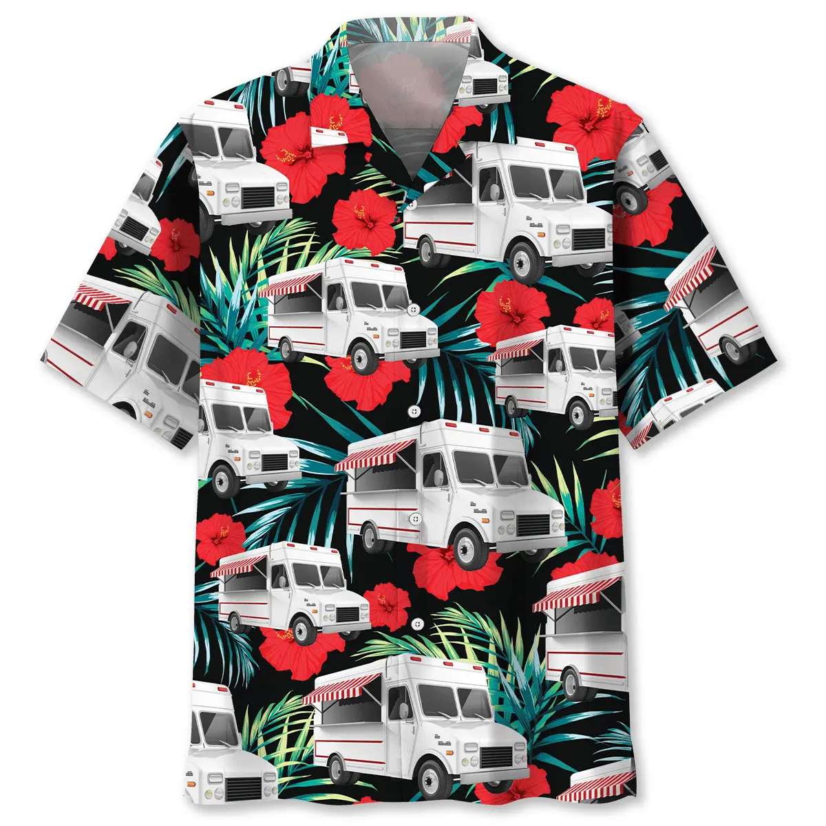 food-truck-tropical-flower-hawaiian-shirt