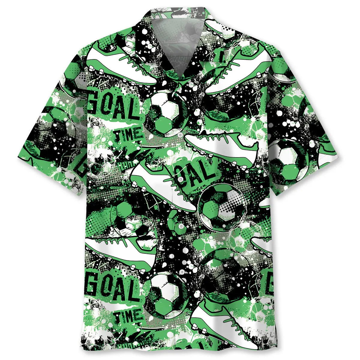 football-green-hawaiian-shirt