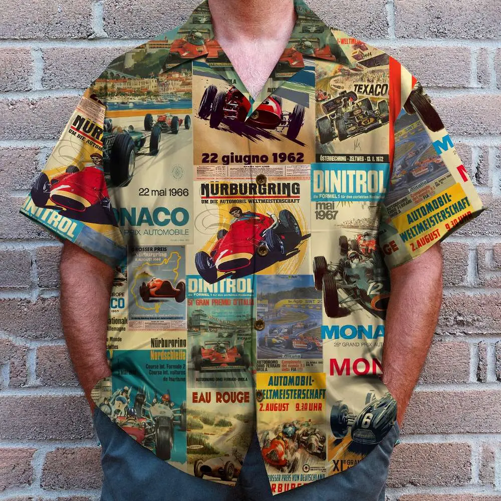 Formula One Unisex Hawaiian Shirt Aloha Shirt Summer Vibe Gifts For Racing Lovers HWBN2765621 - Beltina