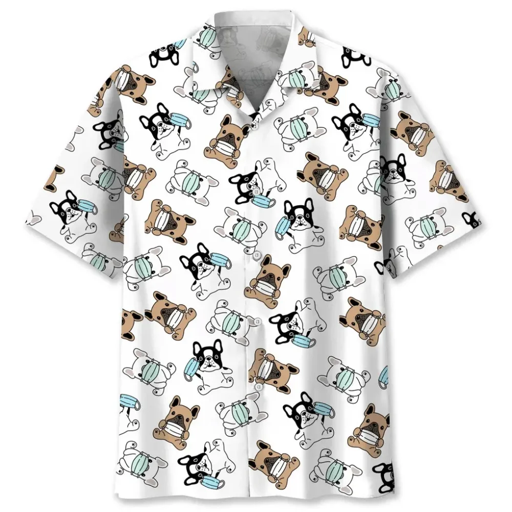 French Bulldog Funny Hawaiian Shirt HWBN2762359 - Beltina
