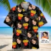 French Fries and Wife Custom Photo Face Hawaiian Shirt HWBN2764809 - Beltina