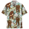 Funny Bigfoot Golf Player Hawaiian Shirt HWBN2764315 - Beltina