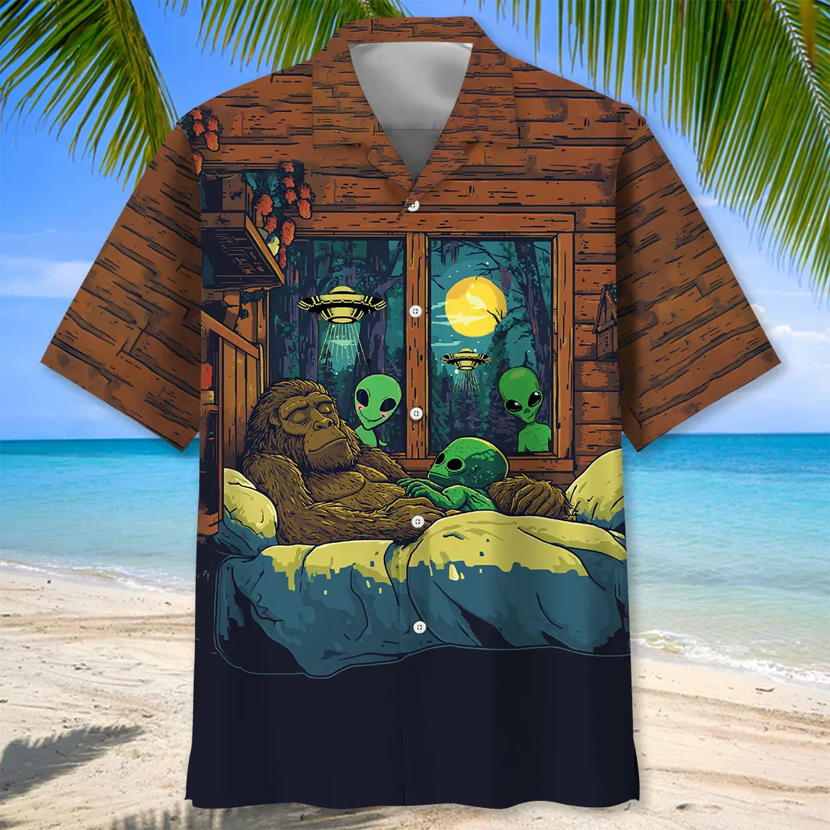 funny-bigfoot-sleep-with-alien-hawaiian-shirt-1