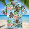 Funny Bigfoots Are On Summer Vacation Hawaiian Shirt HWBN2764598 - Beltina