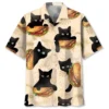 Funny Black Cat Hiding With Taco Hawaiian Shirt HWBN2764204 - Beltina