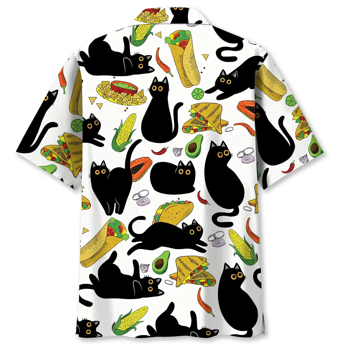 funny-black-cat-taco-hawaiian-shirt-2