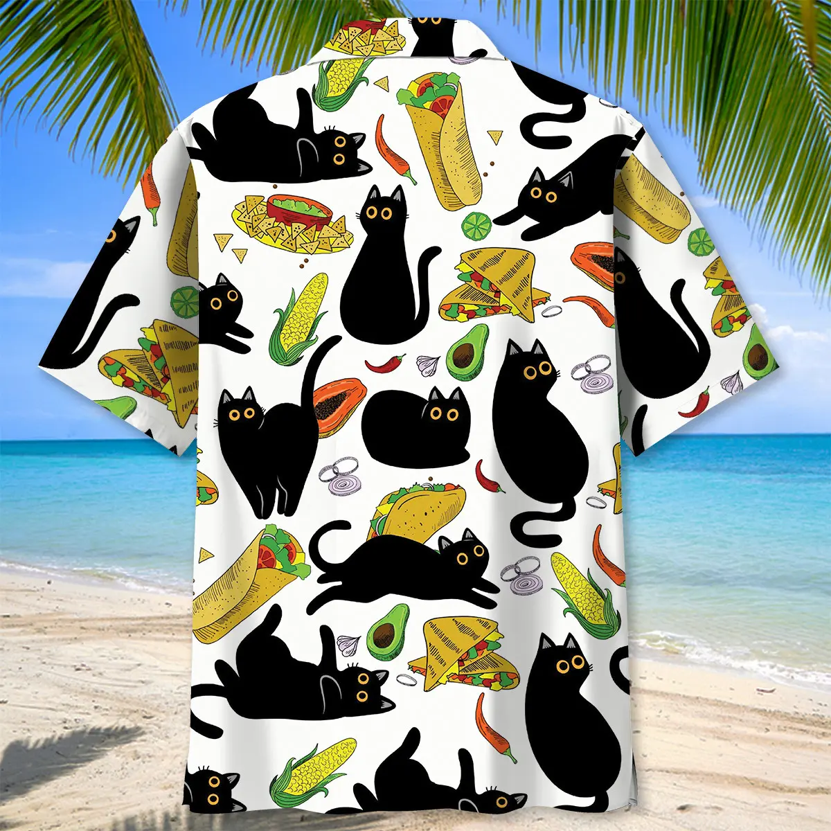 funny-black-cat-taco-hawaiian-shirt-3