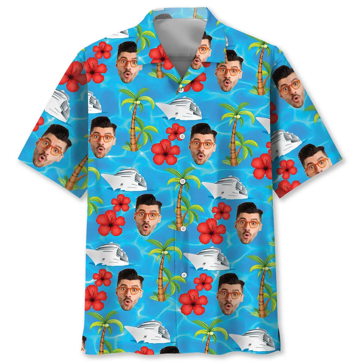 funny-cruise-custom-face-hawaiian-shirt-1