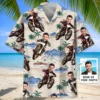 Funny Dirt Bike Beach Custom Photo Hawaiian Shirt HWBN2764739 - Beltina