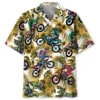 Funny Dirt Bike Racing Yellow Hawaiian Shirt HWBN2764072 - Beltina