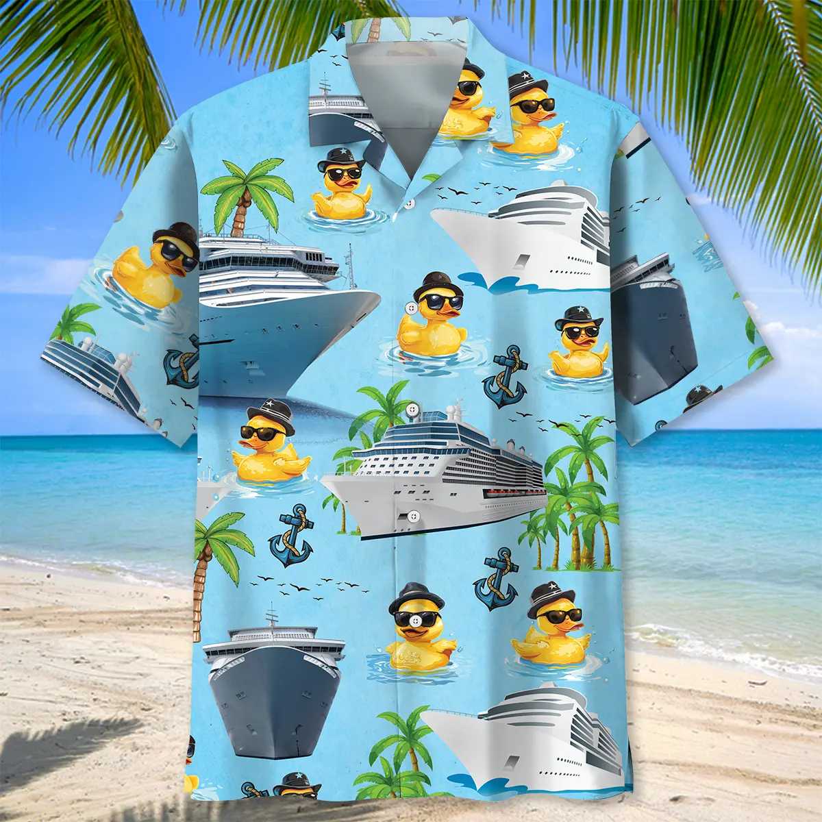 funny-duck-cruise-hawaiian-shirt-1