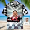 Funny F1 Racing Car Custom Photo Hawaiian Shirt HWBN2764853 - Beltina