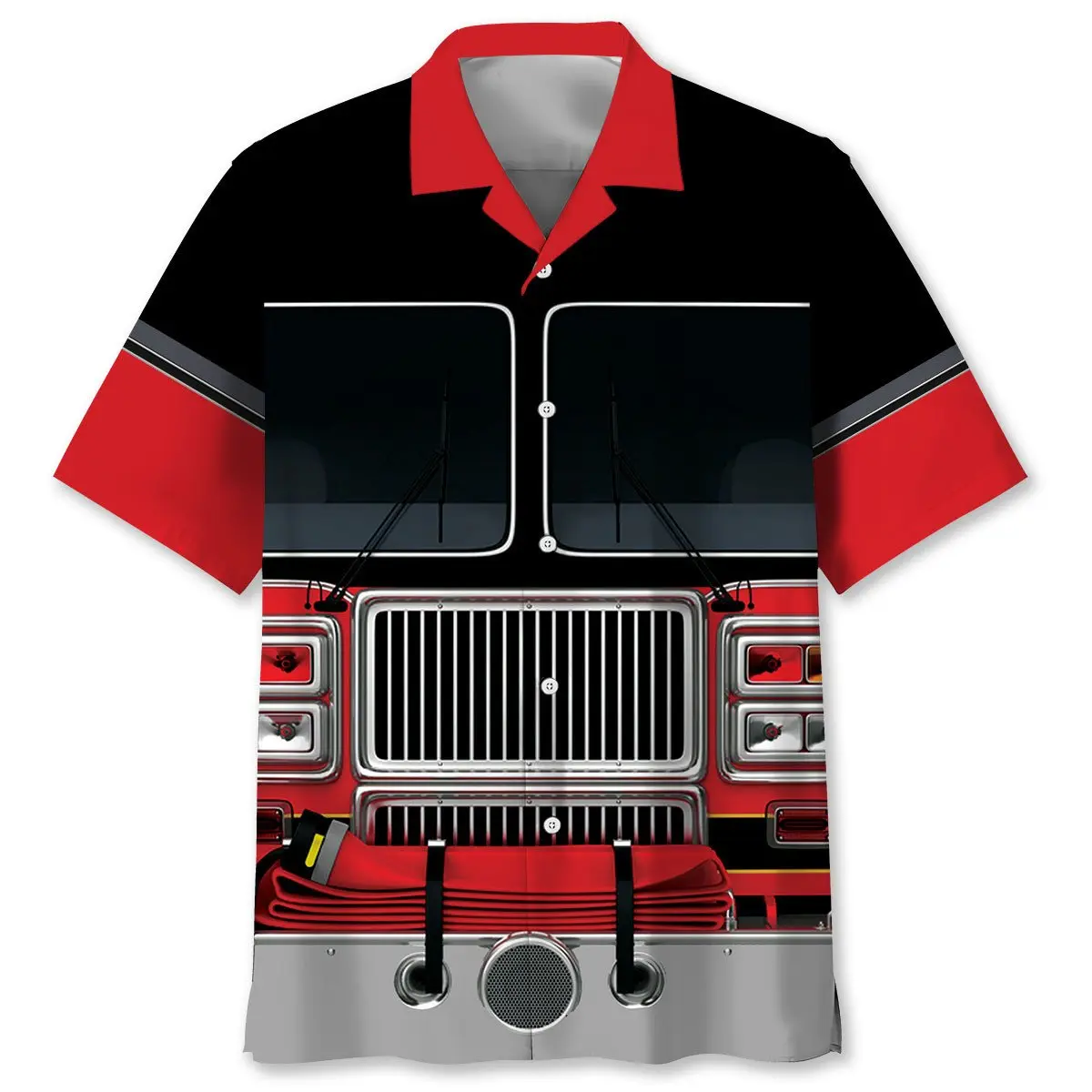funny-firefighter-truck-hawaiian-shirt