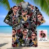 Funny Guitar Rock Custom Photo Hawaiian Shirt HWBN2764780 - Beltina