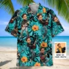 Funny Guitar Tropical Custom Photo Hawaiian Shirt HWBN2764781 - Beltina