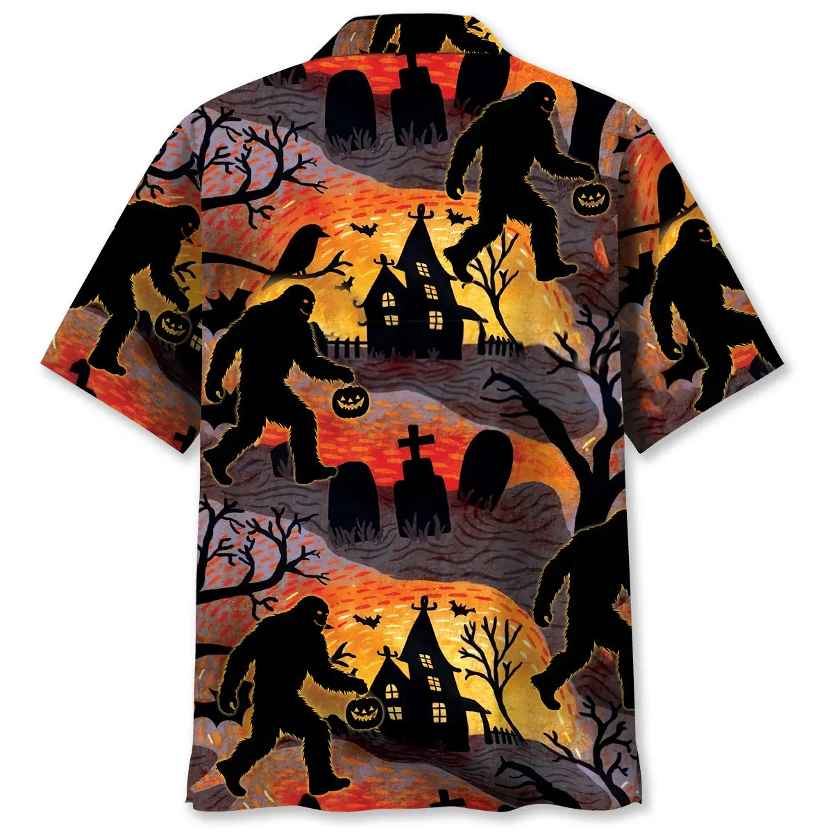 funny-halloween-sasquatch-bigfoot-hawaiian-shirt-2