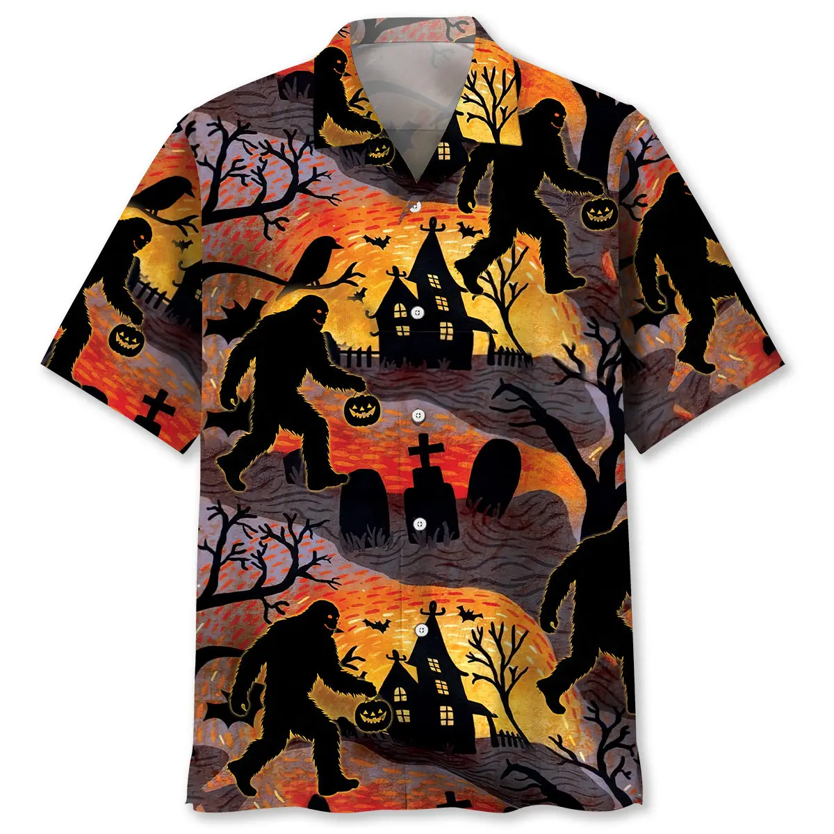 funny-halloween-sasquatch-bigfoot-hawaiian-shirt