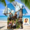 Funny Horse Racing Custom Photo Face Hawaiian Shirt HWBN2764741 - Beltina