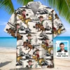 Funny Horse Rodeo Custom Photo Hawaiian Shirt HWBN2764753 - Beltina