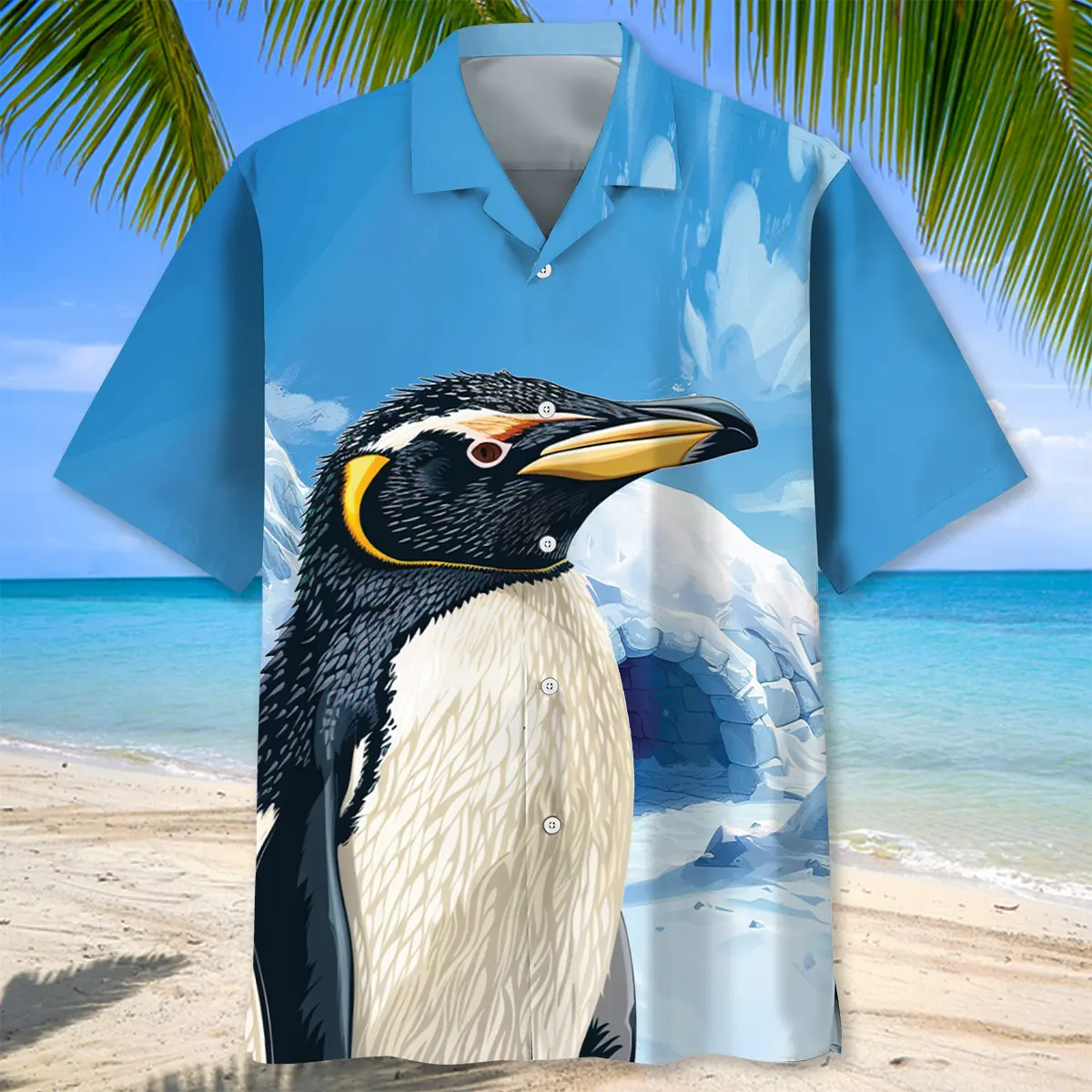funny-penguin-north-pole-hawaiian-shirt-1