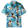 Funny Surfing Pug Hawaiian Shirt HWBN2763019 - Beltina