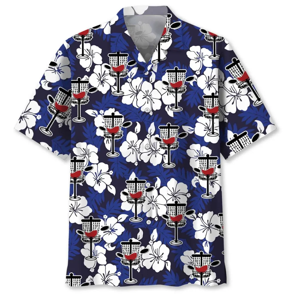 Funny Wine Glass Disc Golf Hawaiian Shirt HWBN2762914 - Beltina