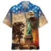 God Bless America Eagle Hawaiian Shirt HWBN2764489 - Beltina