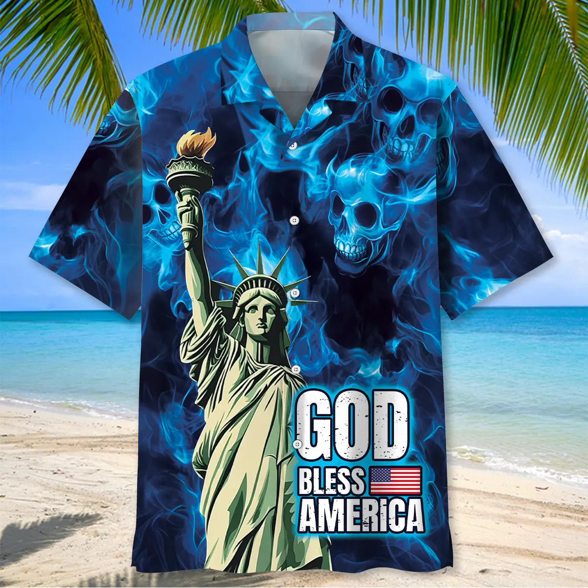 god-bless-america-skull-hawaiian-shirt-1
