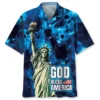 God Bless America Skull Hawaiian Shirt HWBN2764419 - Beltina