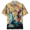 God Bless America Vintage Paper Hawaiian Shirt HWBN2764472 - Beltina