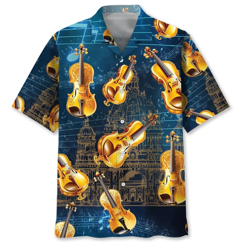 Golden Violin Hawaiian Shirt HWBN2762926 - Beltina