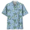 Golf Blue Tropical Hawaiian Shirt HWBN2762296 - Beltina