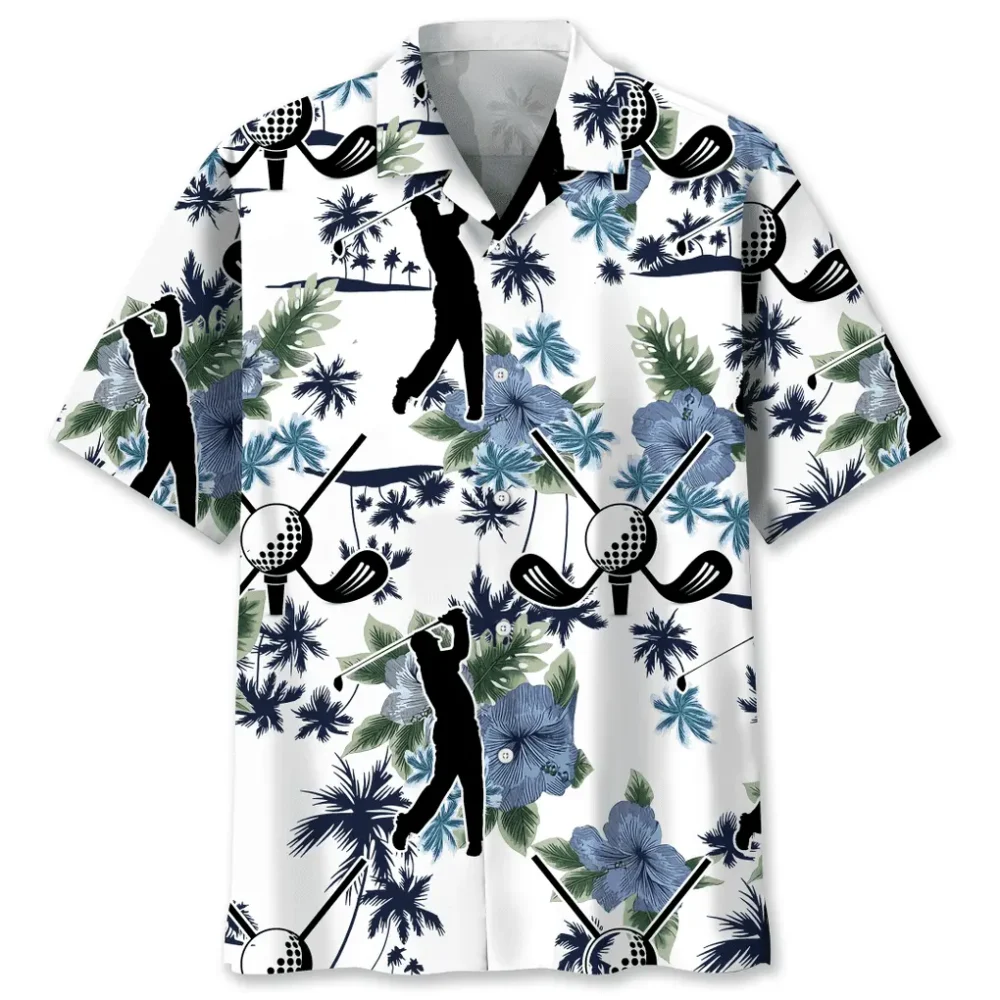 Golf White Nature Hawaiian Shirt HWBN2762312 - Beltina