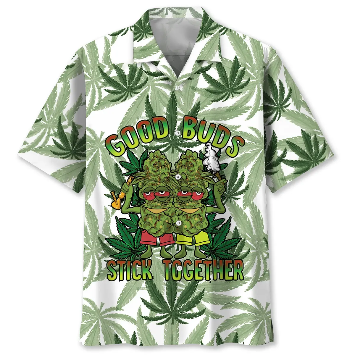 good-buds-stick-together-funny-hawaiian-shirt