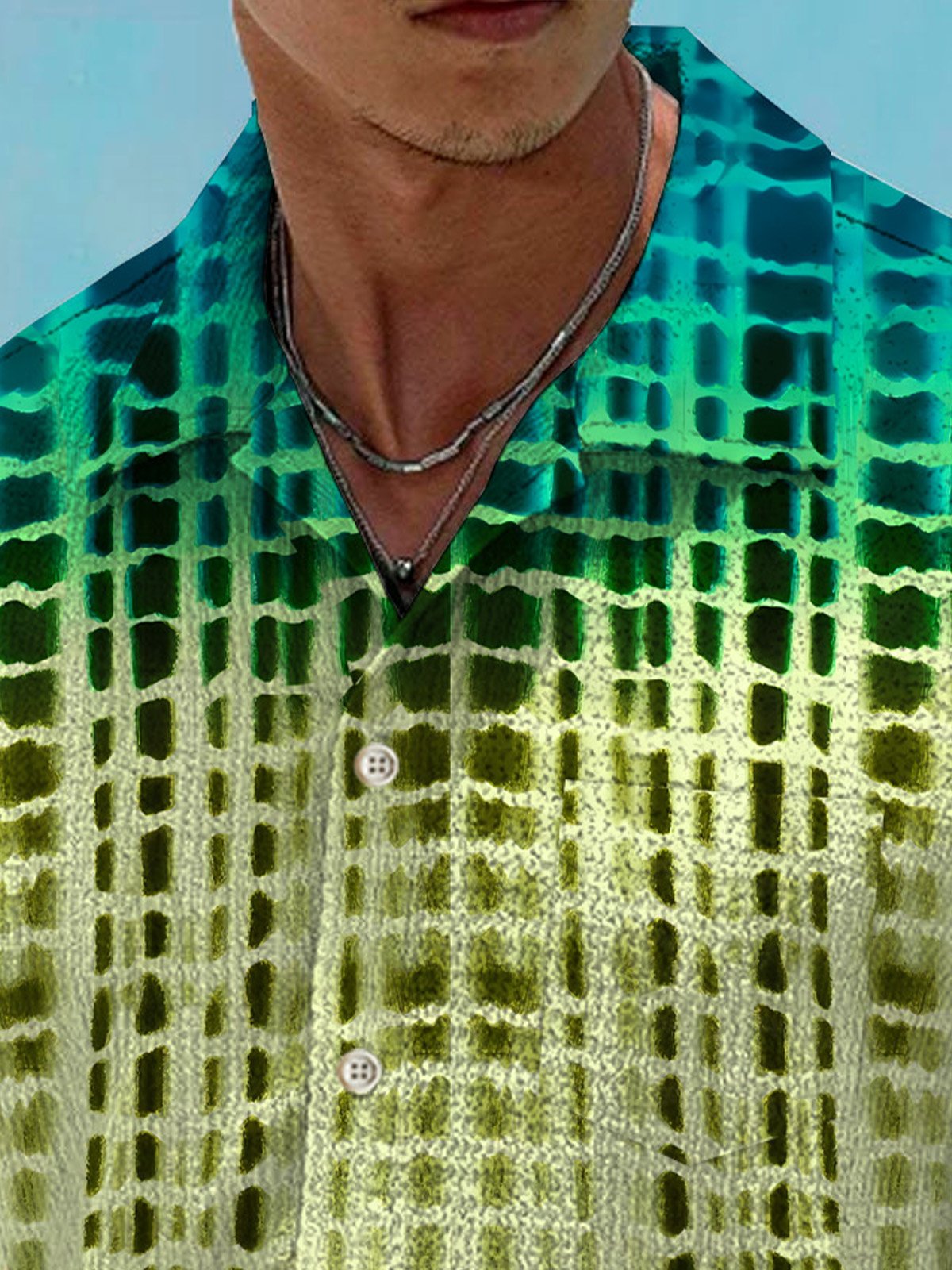 gradient-geometric-dot-mens-button-button-casual-hawaiian-shirt-2