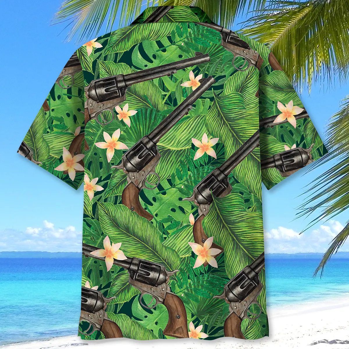 green-tropical-vintage-guns-hawaiian-shirt-3