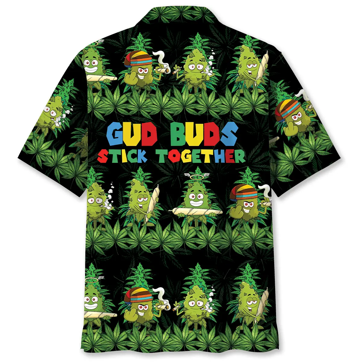 gud-buds-stick-together-hawaiian-shirt-2