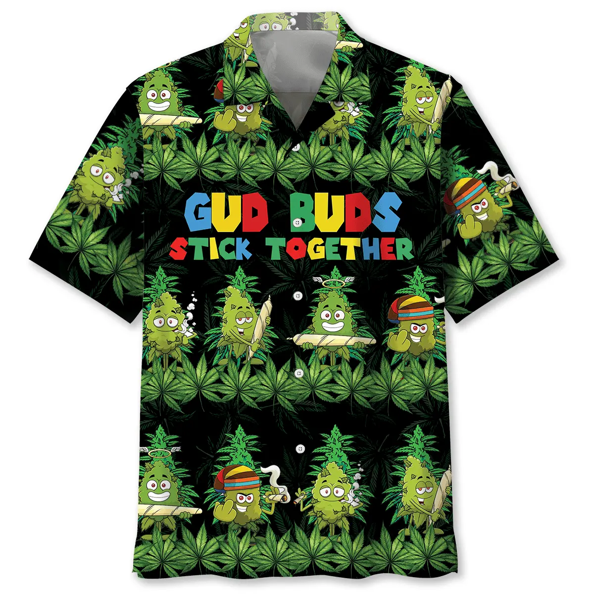 gud-buds-stick-together-hawaiian-shirt