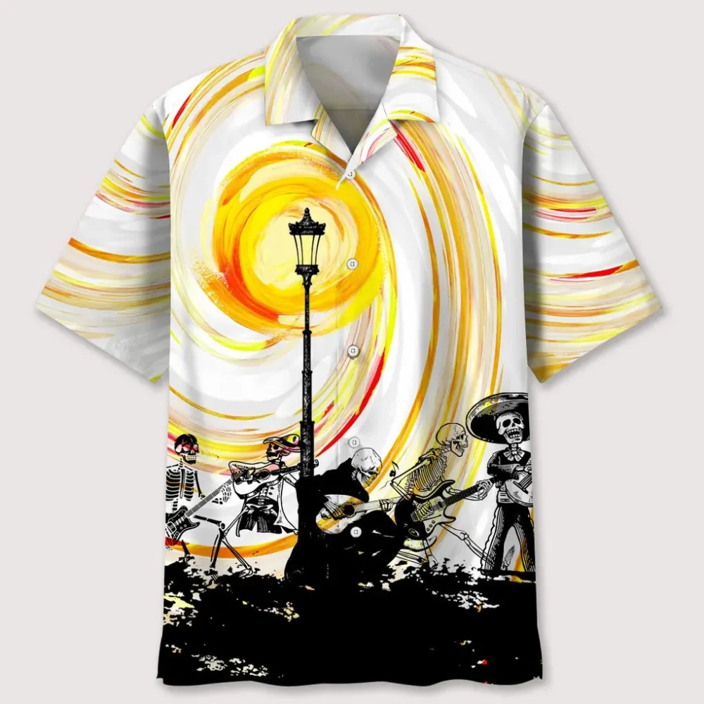 Guitar Abstract Painting Hawaiian Shirt HWBN2762465 - Beltina