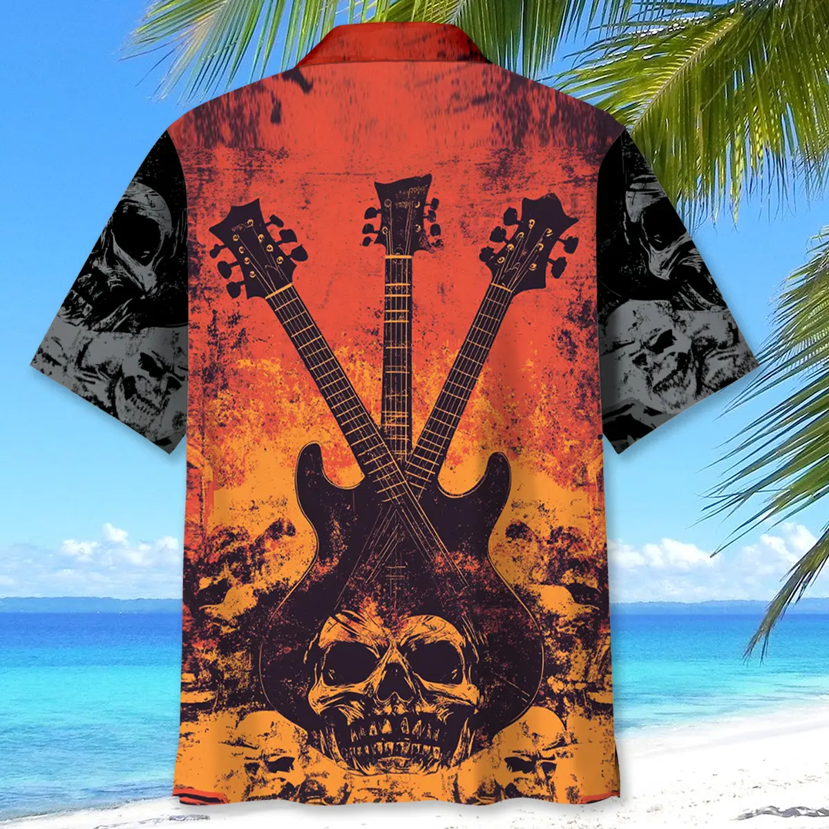 guitar-crossed-skull-rock-n-roll-hawaiian-shirt-3