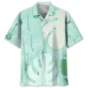 Guitar Green Tropical Hawaiian Shirt HWBN2762473 - Beltina