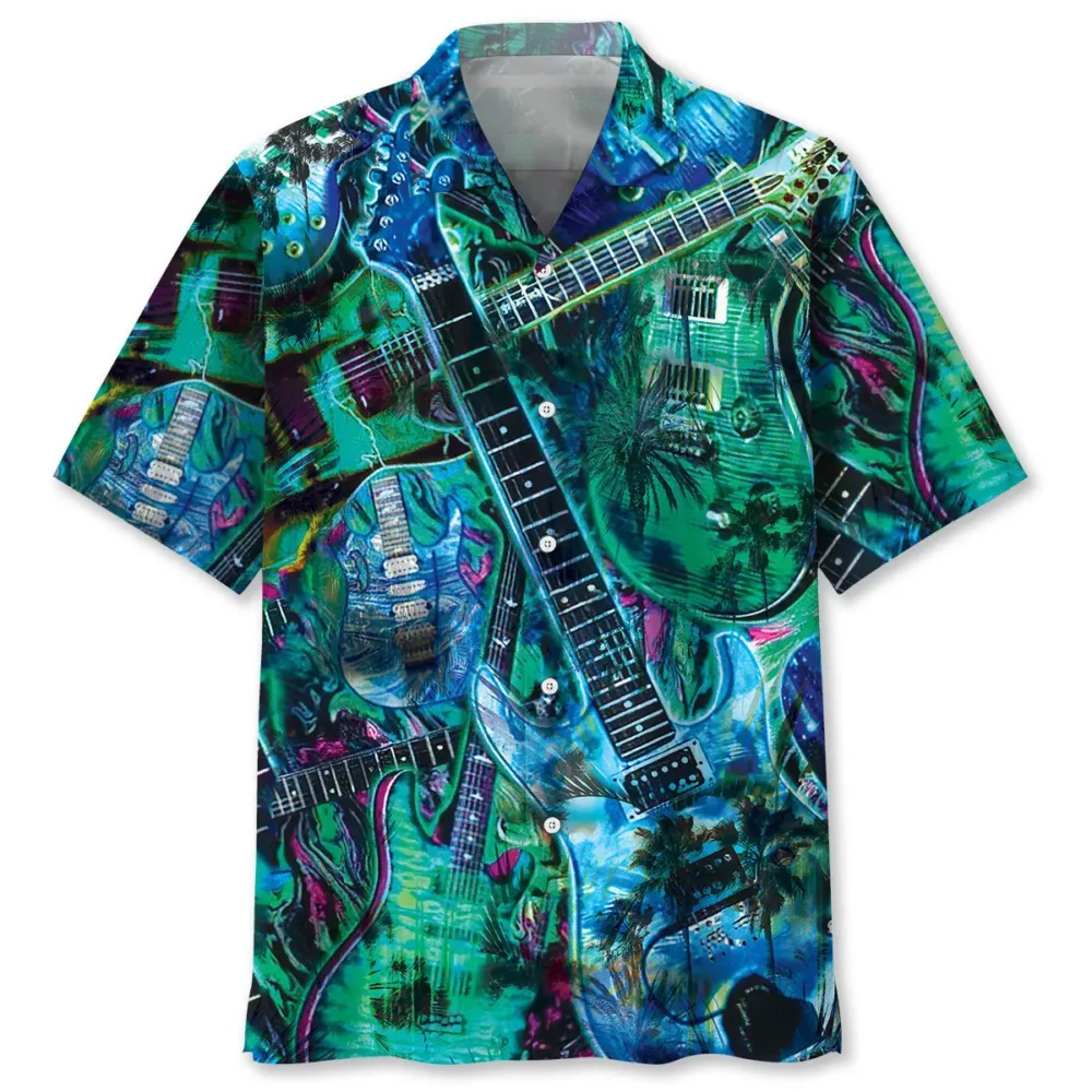 Guitar Tropical Hawaiian Shirt HWBN2762700 - Beltina